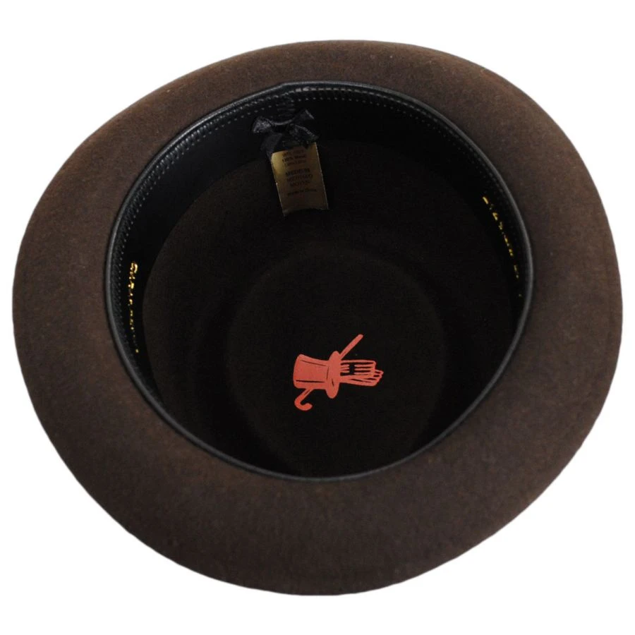 Capas Headwear Kids' Wool Felt C-Crown Trilby Fedora Hat 5 Capas Headwear Kids' Wool Felt C-Crown Trilby Fedora Hat - Image 3