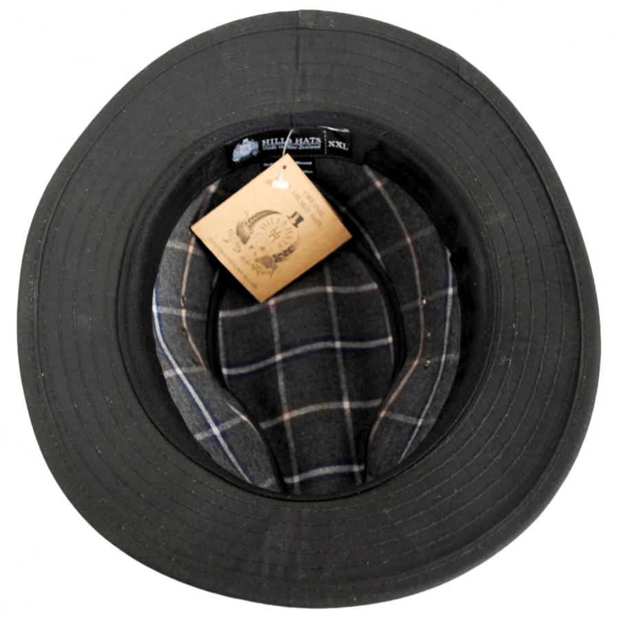 Hills Hats Of New Zealand The Milford Wax Cotton Fedora Hat 5 Hills Hats Of New Zealand The Milford Wax Cotton Fedora Hat - Image 3