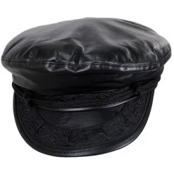 Capas Headwear Leather Greek Fisherman's Cap