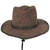 Dorfman Pacific Company Rattler Vegan Leather Outback Hat 1 Dorfman Pacific Company Rattler Vegan Leather Outback Hat -Brixton Hats shop 421191
