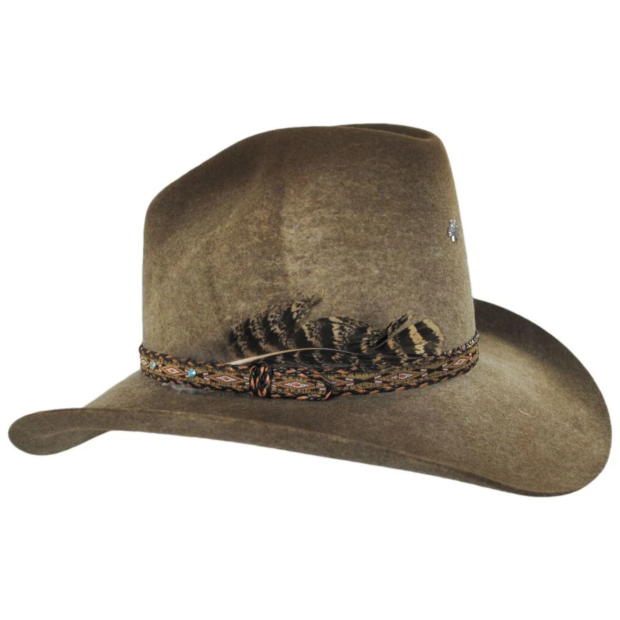 RENEGADE Zella Wool Felt Gus Western Hat 3 RENEGADE Zella Wool Felt Gus Western Hat - Image 2