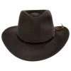 Indiana Jones Officially Licensed Crushable Wool Felt Outback Hat - Brown 2 Indiana Jones Officially Licensed Crushable Wool Felt Outback Hat - Brown -Brixton Hats shop 422154