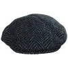 Jaxon & James Stravalley Donegal Tweed Wool Ivy Cap -Brixton Hats shop 423192