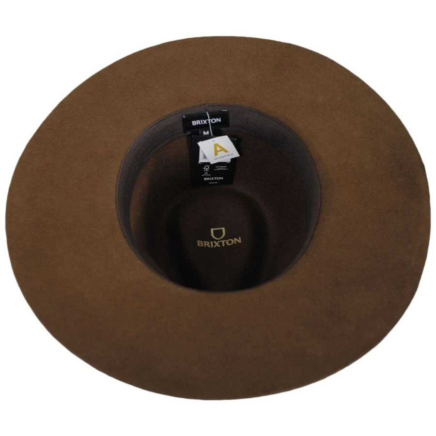 Brixton Hats Cohen Wool Felt Cowboy Hat 5 Brixton Hats Cohen Wool Felt Cowboy Hat - Image 3