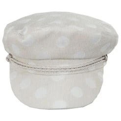 Brixton Hats Ashland Polka Dot Cotton Blend Fiddler's Cap