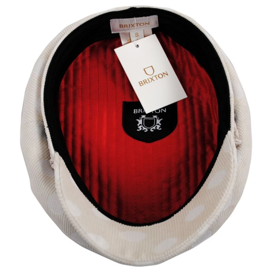 Brixton Hats Ashland Polka Dot Cotton Blend Fiddler's Cap 5 Brixton Hats Ashland Polka Dot Cotton Blend Fiddler's Cap - Image 3