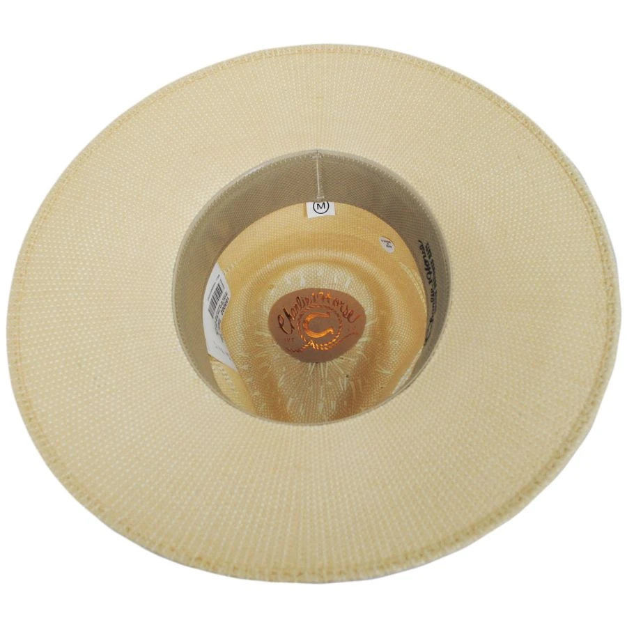 CHARLIE 1 HORSE Mexico Shore Toyo Straw Fedora Hat 5 CHARLIE 1 HORSE Mexico Shore Toyo Straw Fedora Hat - Image 3