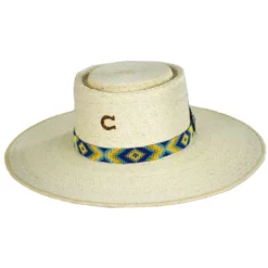 CHARLIE 1 HORSE Mamacita Palm Straw Gambler Hat