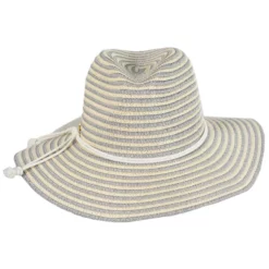 Cappelli Straworld Ilene Braided Toyo Straw Safari Fedora Hat