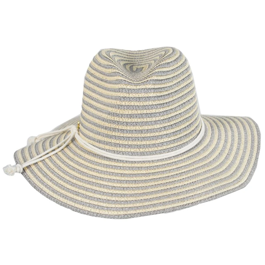 Cappelli Straworld Ilene Braided Toyo Straw Safari Fedora Hat 3 Cappelli Straworld Ilene Braided Toyo Straw Safari Fedora Hat
