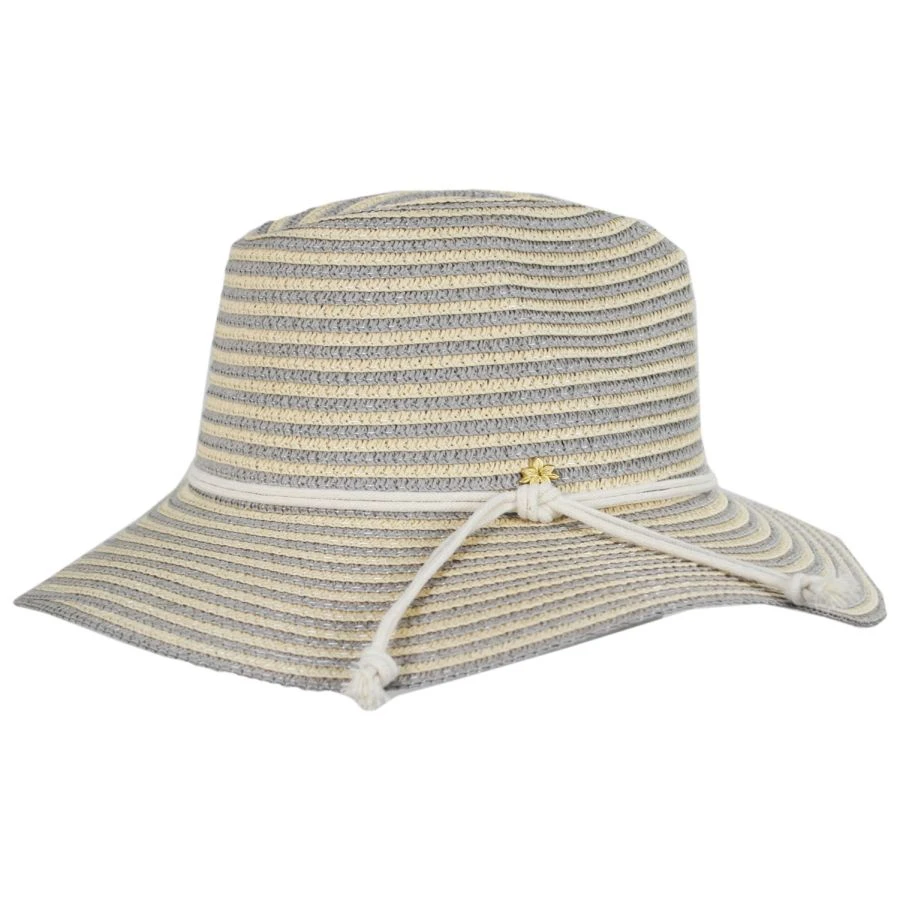 Cappelli Straworld Ilene Braided Toyo Straw Safari Fedora Hat 4 Cappelli Straworld Ilene Braided Toyo Straw Safari Fedora Hat - Image 2