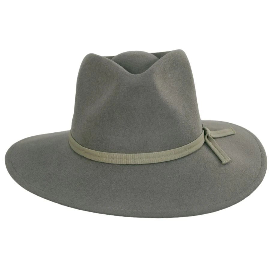 Brixton Hats Joanna Packable Wool Felt Fedora Hat - Taupe 3 Brixton Hats Joanna Packable Wool Felt Fedora Hat - Taupe