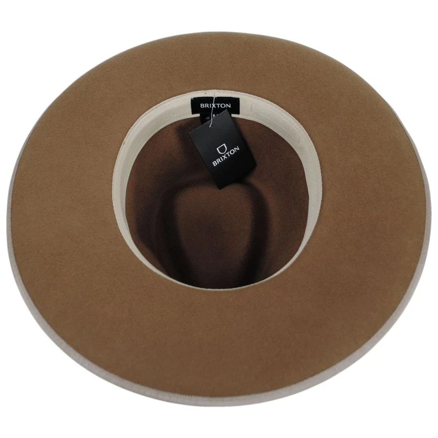 Brixton Hats Reno Wool Felt Fedora Hat - Bronze 5 Brixton Hats Reno Wool Felt Fedora Hat - Bronze - Image 3