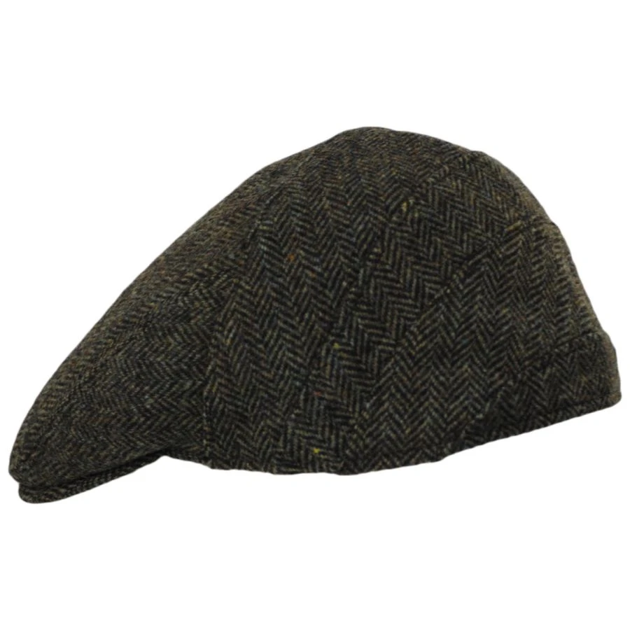 Stefeno Owen Herringbone Shetland Wool Ivy Cap 4 Stefeno Owen Herringbone Shetland Wool Ivy Cap - Image 2