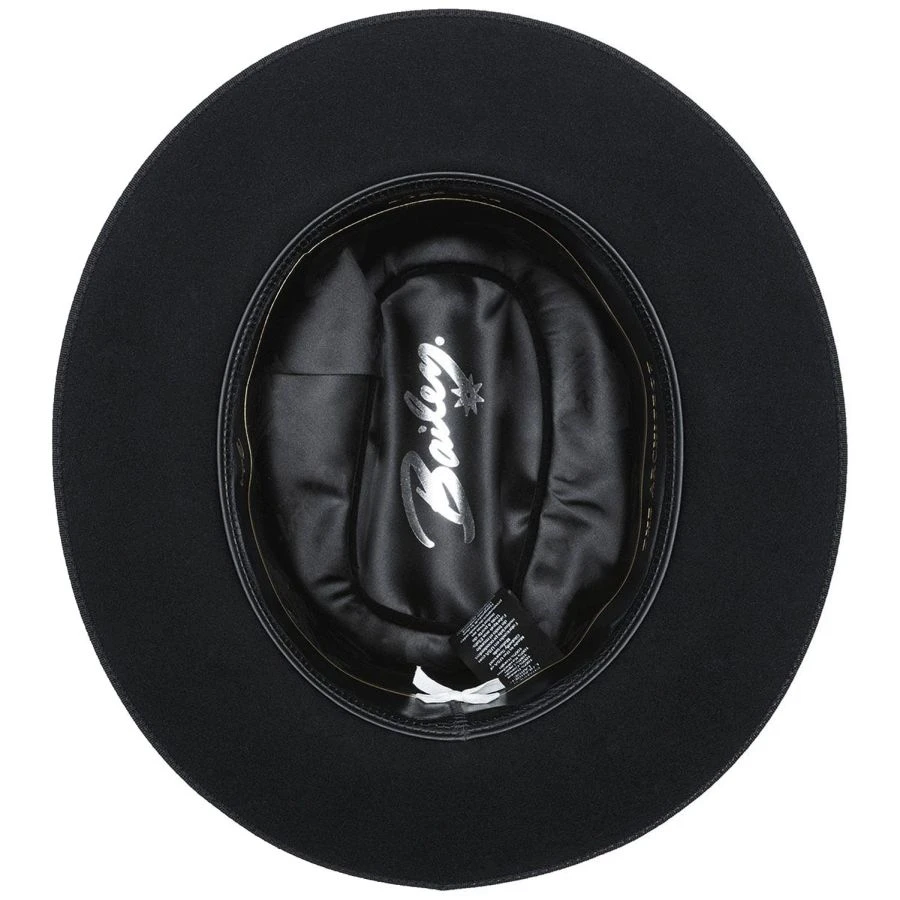 Bailey Architect Fur Felt Cattleman Western Hat - Black 4 Bailey Architect Fur Felt Cattleman Western Hat - Black - Image 2