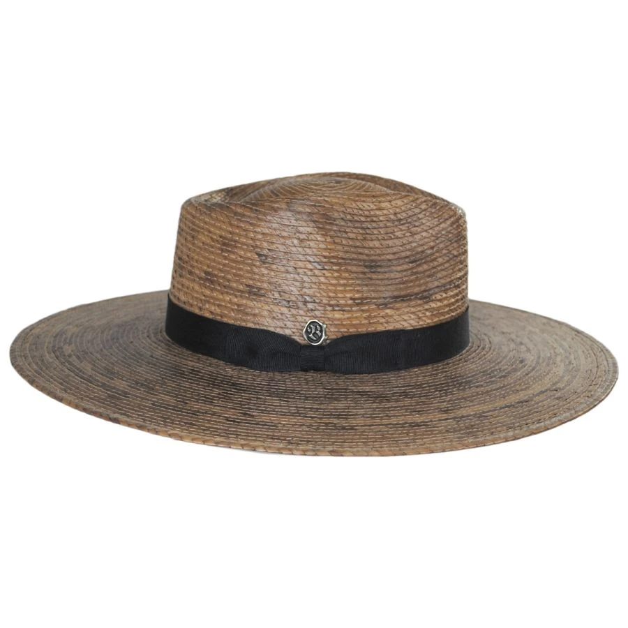 Biltmore Vintage Couture Juliana Palm Straw Rancher Fedora Hat 4 Biltmore Vintage Couture Juliana Palm Straw Rancher Fedora Hat - Image 2