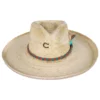 CHARLIE 1 HORSE Teepee Wide Brim Palm Straw Fedora Hat 2 CHARLIE 1 HORSE Teepee Wide Brim Palm Straw Fedora Hat -Brixton Hats shop 436058