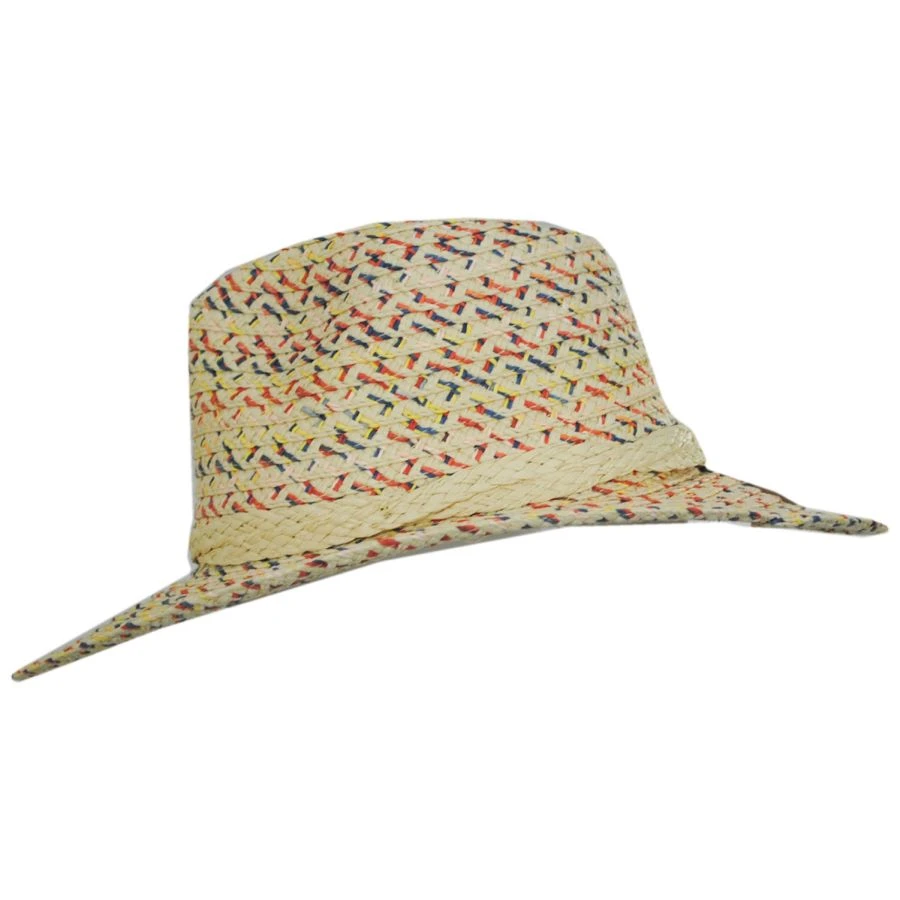 San Diego Hat Company Cheers Toyo Straw Fedora Hat 4 San Diego Hat Company Cheers Toyo Straw Fedora Hat - Image 2