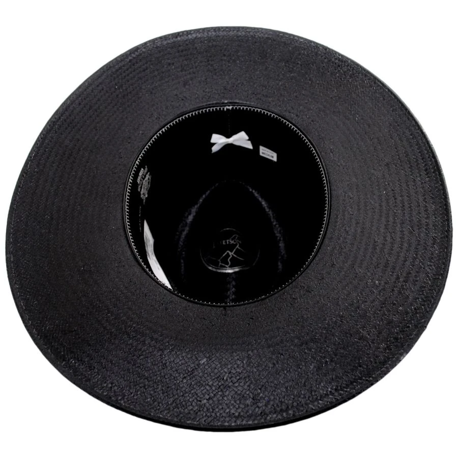 Stetson Helix Shantung Straw Fedora Hat 5 Stetson Helix Shantung Straw Fedora Hat - Image 3