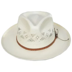 Stetson Andromeda Shantung Straw Fedora Hat