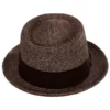 Bailey Waits Sewn Braid Straw Pork Pie Hat -Brixton Hats shop 438111