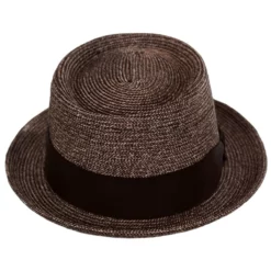 Bailey Waits Sewn Braid Straw Pork Pie Hat