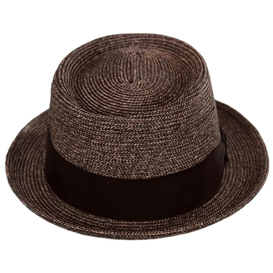 Bailey Waits Sewn Braid Straw Pork Pie Hat 3 Bailey Waits Sewn Braid Straw Pork Pie Hat