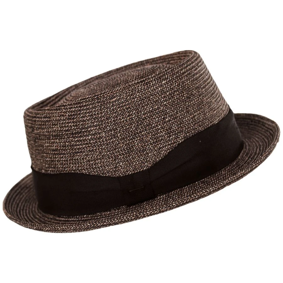 Bailey Waits Sewn Braid Straw Pork Pie Hat 4 Bailey Waits Sewn Braid Straw Pork Pie Hat - Image 2