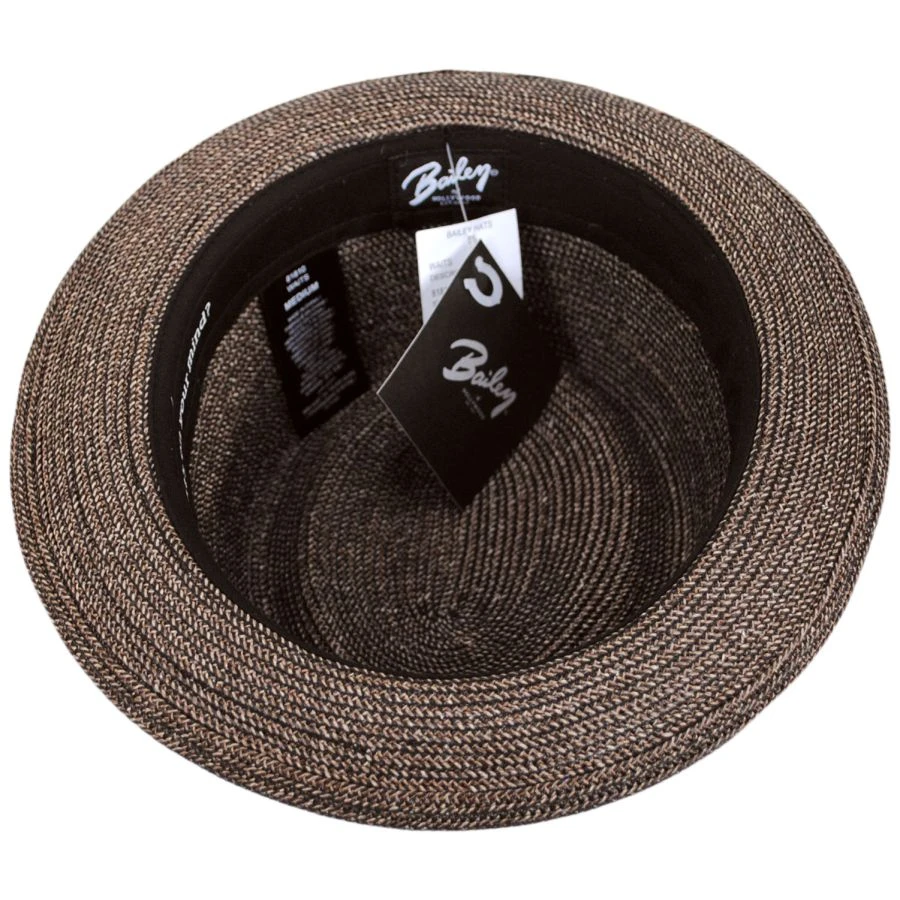 Bailey Waits Sewn Braid Straw Pork Pie Hat 5 Bailey Waits Sewn Braid Straw Pork Pie Hat - Image 3