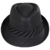 Dorfman Pacific Company Stingy Brim Toyo Straw Fedora Hat