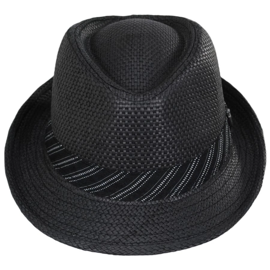 Dorfman Pacific Company Stingy Brim Toyo Straw Fedora Hat 3 Dorfman Pacific Company Stingy Brim Toyo Straw Fedora Hat