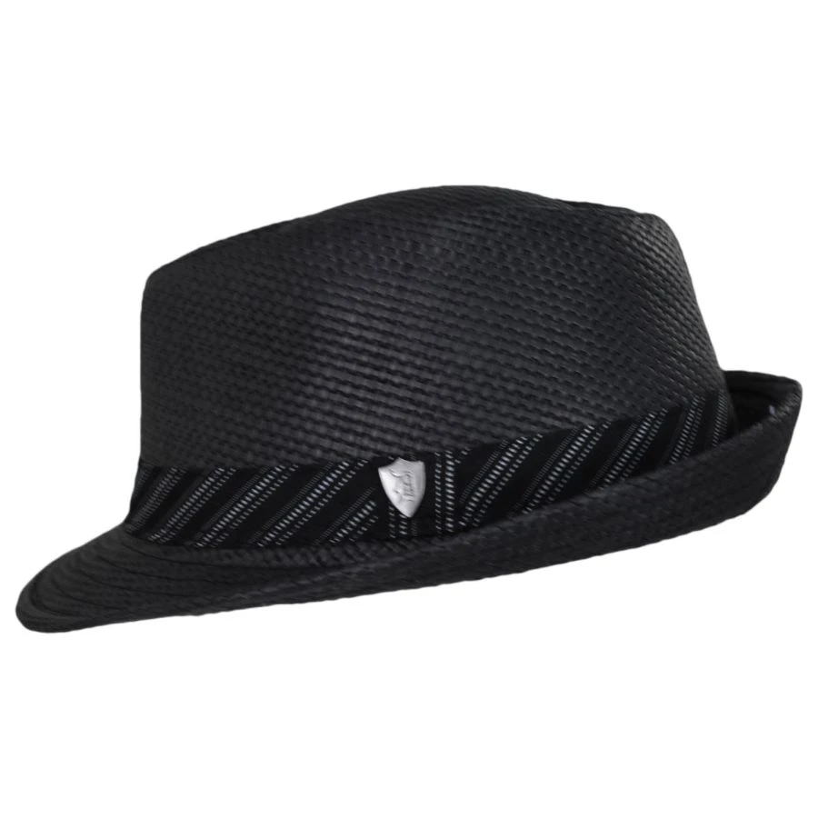 Dorfman Pacific Company Stingy Brim Toyo Straw Fedora Hat 4 Dorfman Pacific Company Stingy Brim Toyo Straw Fedora Hat - Image 2