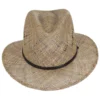 Stetson Creston Seagrass Straw Safari Fedora Hat 2 Stetson Creston Seagrass Straw Safari Fedora Hat -Brixton Hats shop 438287