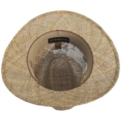 Stetson Creston Seagrass Straw Safari Fedora Hat 7 Stetson Creston Seagrass Straw Safari Fedora Hat -Brixton Hats shop 438293