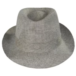Stetson Linen Herringbone Trilby Fedora Hat