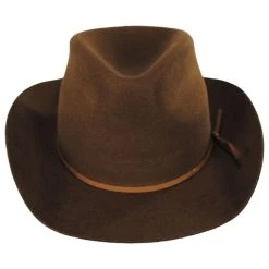 Brixton Hats Duke Wool Felt Cowboy Hat - Coffee