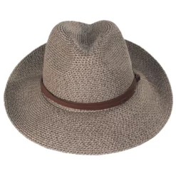 Bailey Balans Roll Up Toyo Straw Fedora Hat
