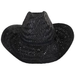 Brixton Hats Houston Rush Straw Cowboy Hat - Black