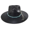 CHARLIE 1 HORSE Midnight Toker Shantung Straw Wide Brim Fedora Hat 2 CHARLIE 1 HORSE Midnight Toker Shantung Straw Wide Brim Fedora Hat -Brixton Hats shop 442088