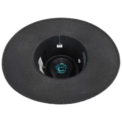 CHARLIE 1 HORSE Midnight Toker Shantung Straw Wide Brim Fedora Hat 7 CHARLIE 1 HORSE Midnight Toker Shantung Straw Wide Brim Fedora Hat -Brixton Hats shop 442094