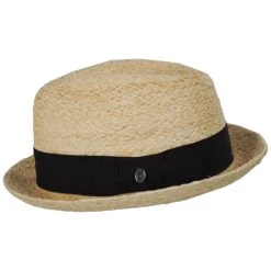 Jaxon Hats Oceanside Raffia Straw Fedora Hat -Brixton Hats shop 442451