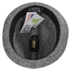 Capas Headwear Soho Poly Braid Stingy Brim Fedora Hat 7 Capas Headwear Soho Poly Braid Stingy Brim Fedora Hat -Brixton Hats shop 443619