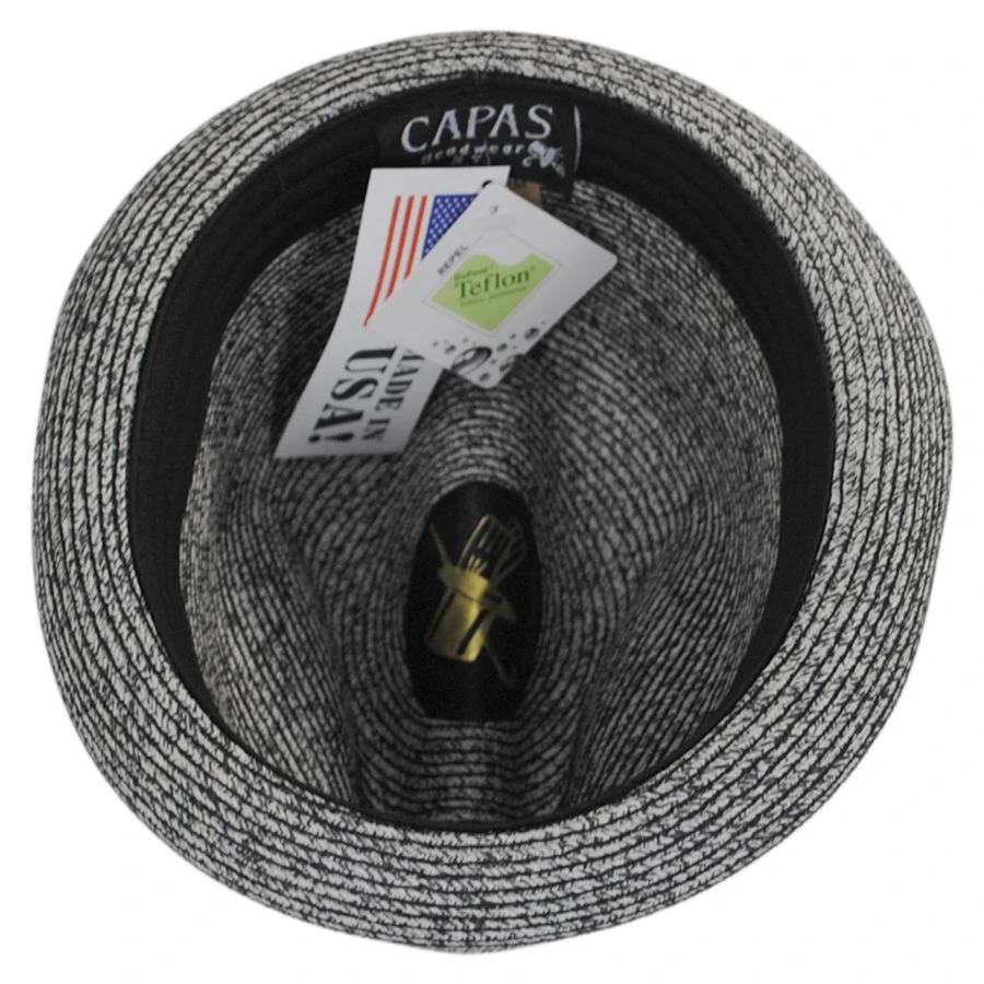 Capas Headwear Soho Poly Braid Stingy Brim Fedora Hat 5 Capas Headwear Soho Poly Braid Stingy Brim Fedora Hat - Image 3