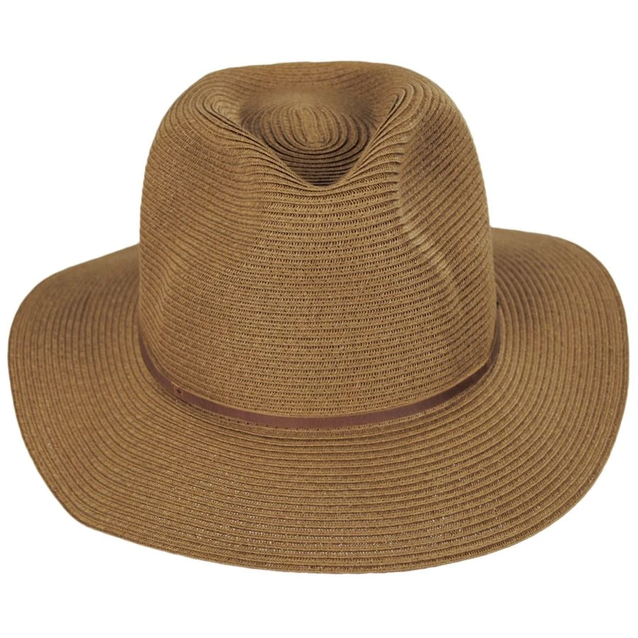 Brixton Hats Wesley Braided Toyo Straw Fedora Hat - Copper 3 Brixton Hats Wesley Braided Toyo Straw Fedora Hat - Copper