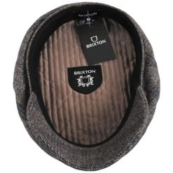 Brixton Hats Tweed Fiddler's Cap - Brown/Navy 7 Brixton Hats Tweed Fiddler's Cap - Brown/Navy -Brixton Hats shop 443946