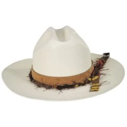Biltmore Vintage Couture Heart Bangora Straw Western Hat