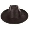 Brixton Hats Sedona Reserve Palm Straw Cowboy Hat - Dark Brown