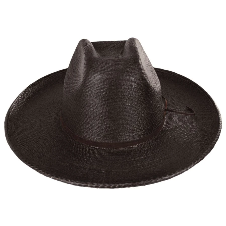 Brixton Hats Sedona Reserve Palm Straw Cowboy Hat - Dark Brown 3 Brixton Hats Sedona Reserve Palm Straw Cowboy Hat - Dark Brown