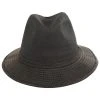 Stetson Gulf Bio-Wash Twill Safari Fedora Hat 1 Stetson Gulf Bio-Wash Twill Safari Fedora Hat -Brixton Hats shop 444939