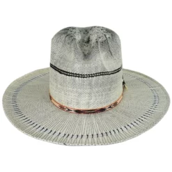 Biltmore Vintage Couture Flush Bangora Shantung Straw Fedora Hat